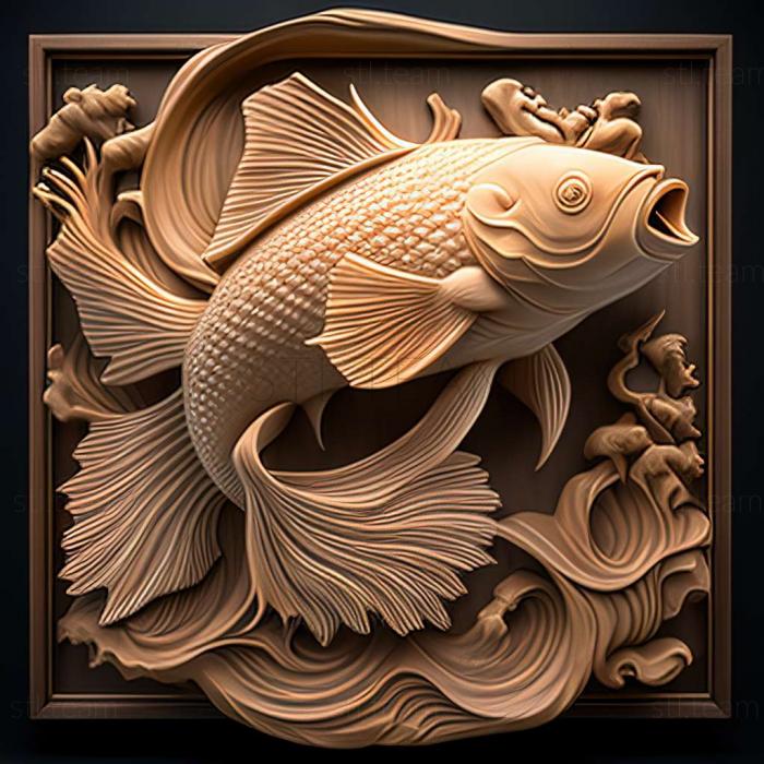 3D модель Рюкін риба (STL)
